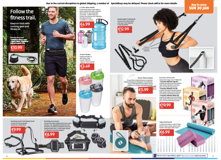 FIGHTING FIT - TAKE YOUR WORKOUTS TO THE NEXT LEVEL WITH ALDI'S NEW FITNESS  ACCESSORIES - Digital Media Centre